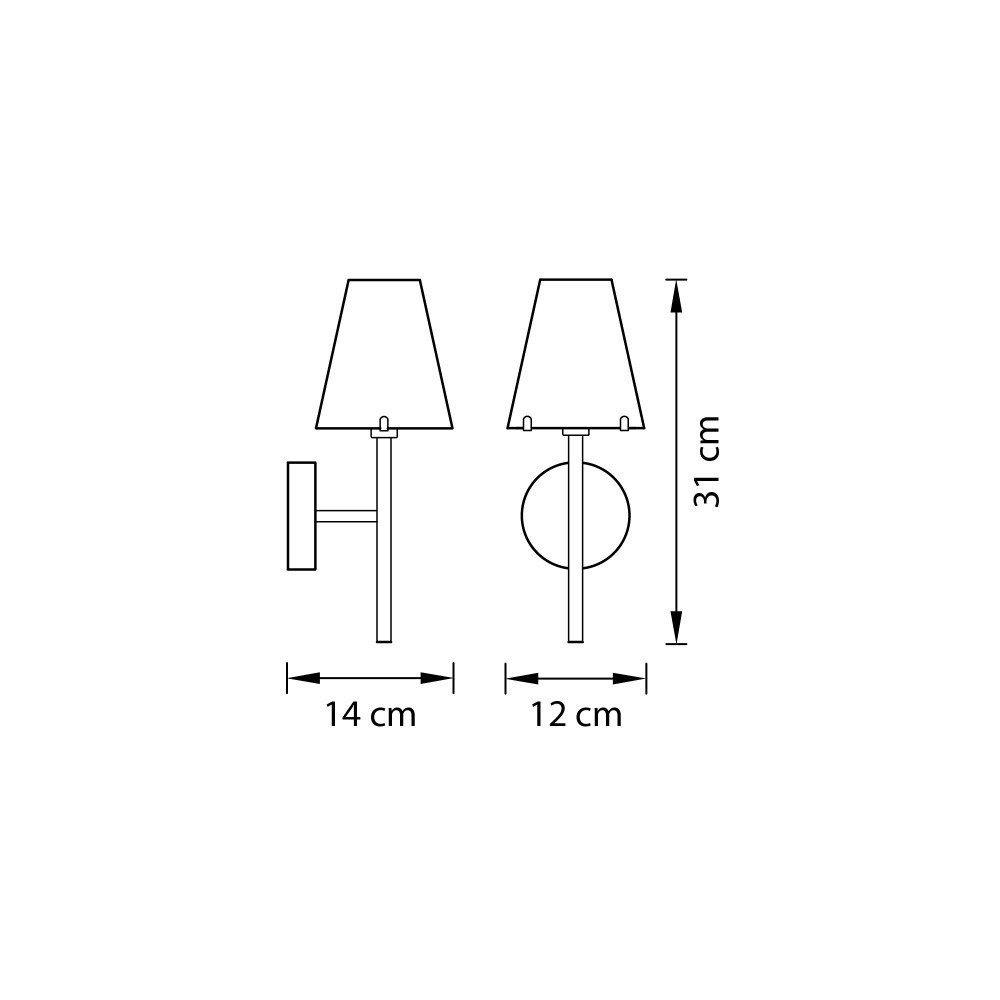Lightstar (MB7116-1А) Бра DIAFANO 1х40W G9 ЧЕРНЫЙ ХРОМ/БЕЛЫЙ (в комплекте)